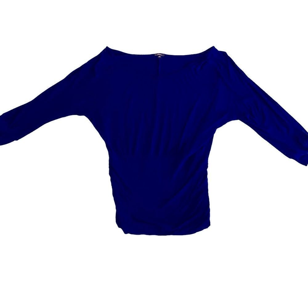 EUC Stretchy Navy Storm Waist Hugging Top